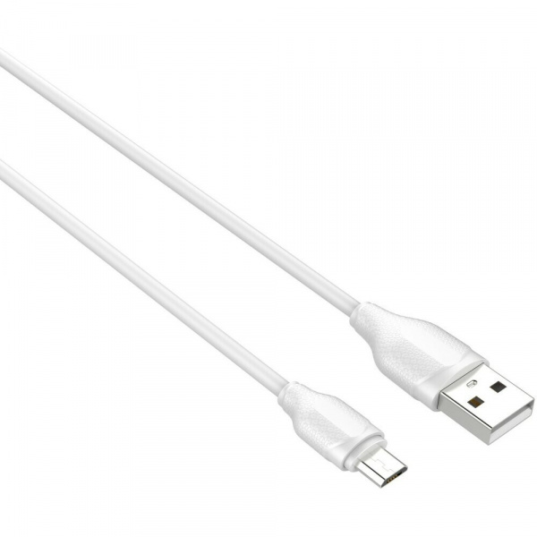 Кабель Micro USB - USB LDNIO B4497 LS371 1m White