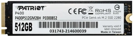 Накопитель SSD 512Gb M.2 Patriot P400 P400P512GM28