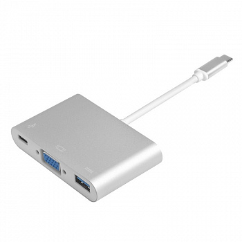 Переходник USB Type C на VGA Greenconnect GCR-AP25
