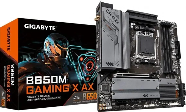 Мат.плата Gigabyte B650M GAMING X AX AM5