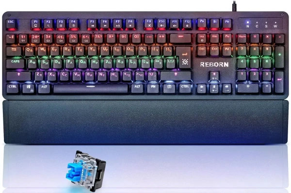 Клавиатура Defender Reborn GK-165DL USB ИгроваяLED