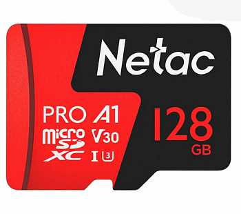 Карта памяти 128Gb SDmicro Netac P500 Extreme