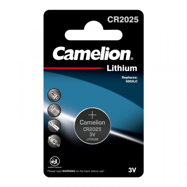 Батарейка CR2025/DL2025 Camelion 1шт
