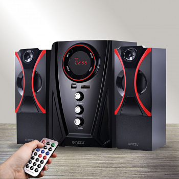 Колонка Ginzzu GM-407 40W BT FM USB