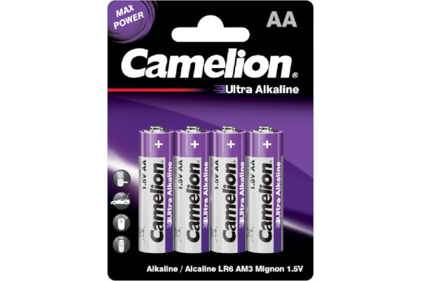 Батарейка AA Camelion LR6-BP4UT (4 шт. в уп.)