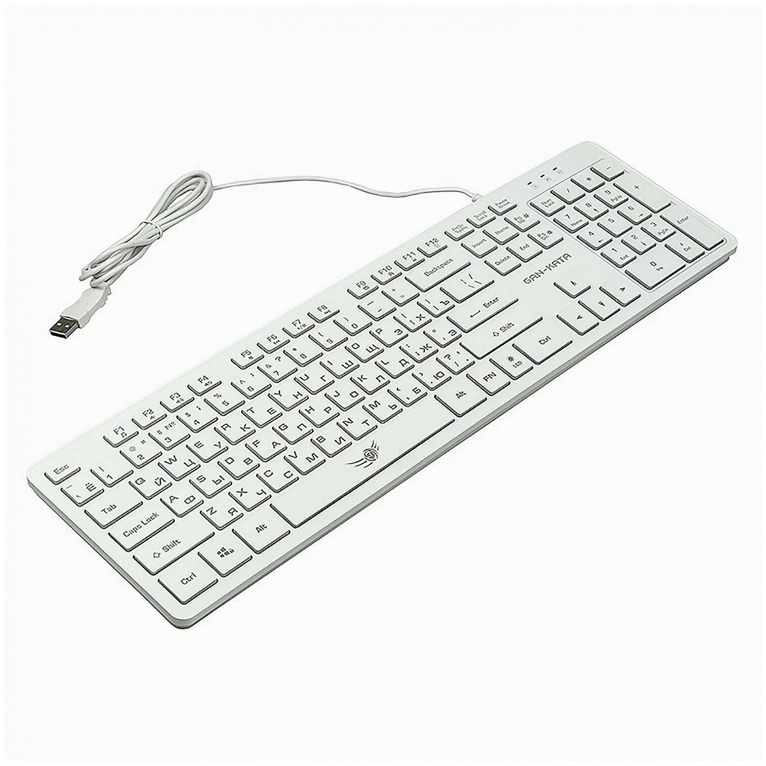 Комплект беспровод. Dialog KMGK-1707U White