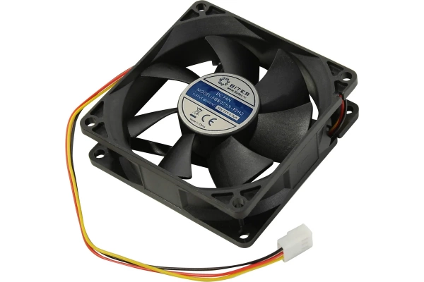 Cooler 5bites 80x80x25 FB8025S, sleeve, 3pin, Blac