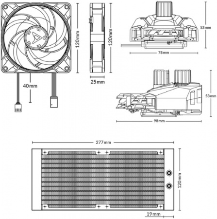 СЖО Arctic Cooling Arctic Liquid Freezer III-240