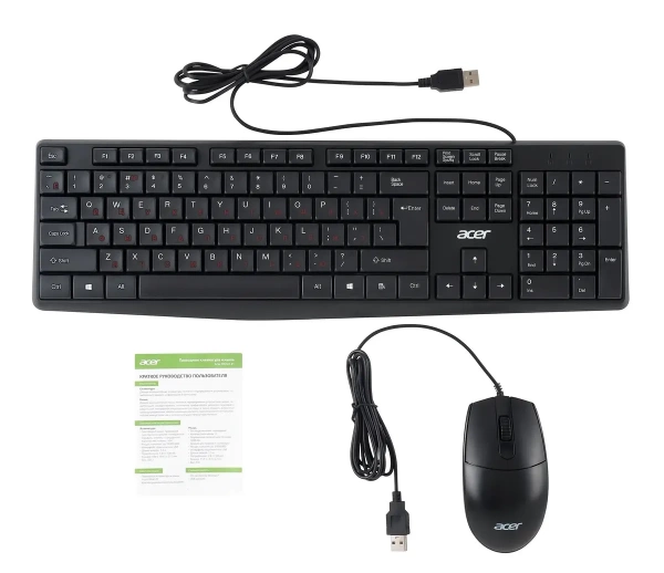Клавиатура + мышь Acer OMW141 [ZL.MCEEE.01M] USB