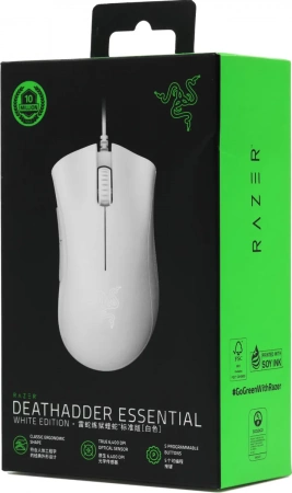 Мышь Razer DeathAdder Essential белый 6400 dpi