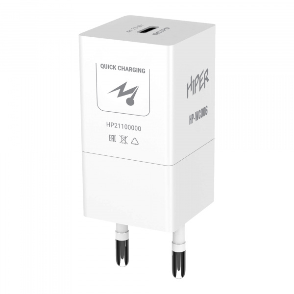 СЗУ HIPER TYPE-C+TYPE-A 25W QC/PD HP-WC006