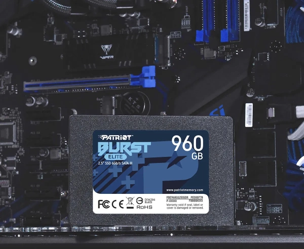 Накопитель SSD 960Gb Patriot Burst PBE960GS25SSDR