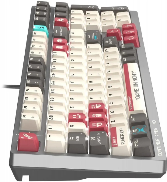 Клавиатура A4Tech Bloody S98 PixelsRed сер/беж USB
