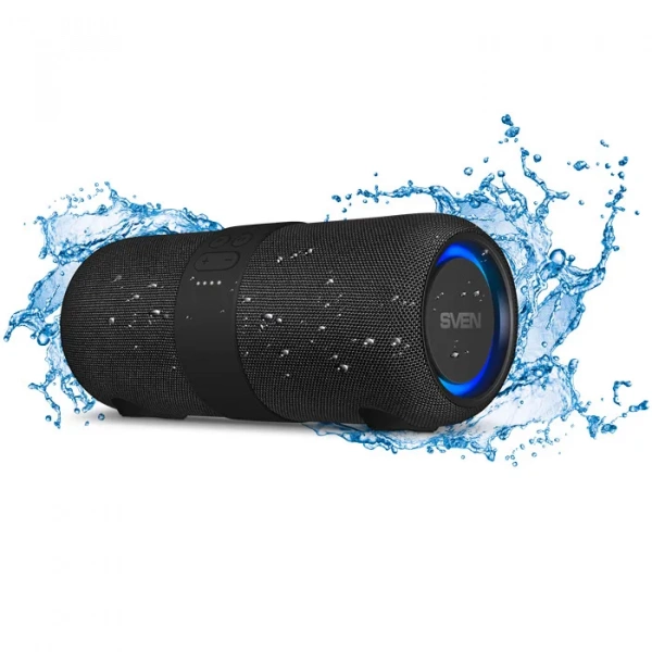 Колонки Sven PS-340 24Вт black IPX6 TWS BT FM USB