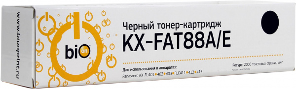 Тонер-картридж Panasonic KX-FAT88A Bion.