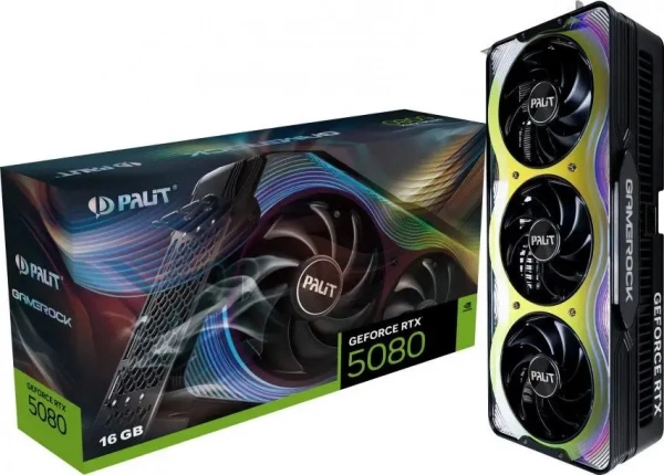Видеокарта Palit RTX5080 GAMEROCK 16GB