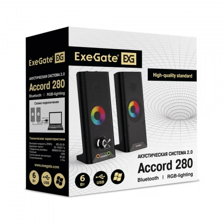Колонки Exegate Accord 280 2x3 Вт