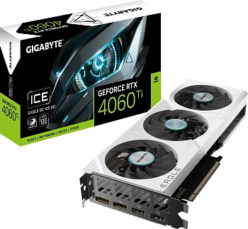 Видеокарта PCIE x16 Gigabyte RTX4060Ti OC ICE 8GB