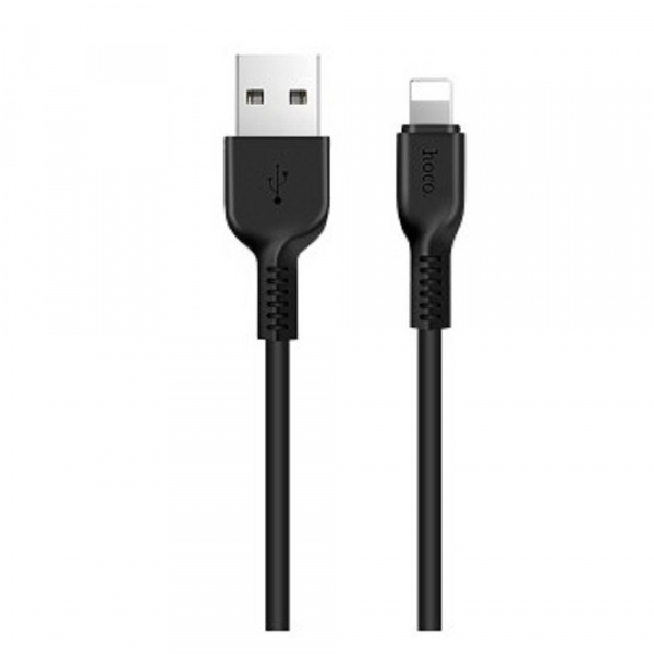 Кабель USB-Lightning Hoco X13 Black 1m