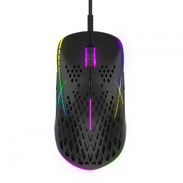 Мышь HIPER Aero A-2 Black USB 1.8м