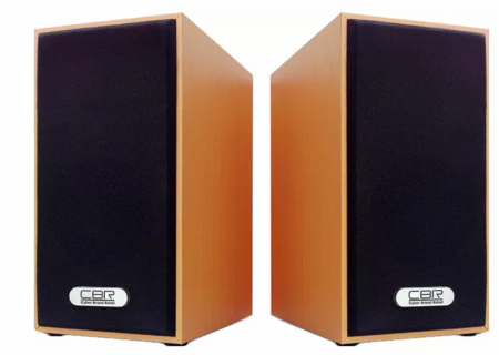Колонки CBR CMS-635 2.0 (2x3W) brown