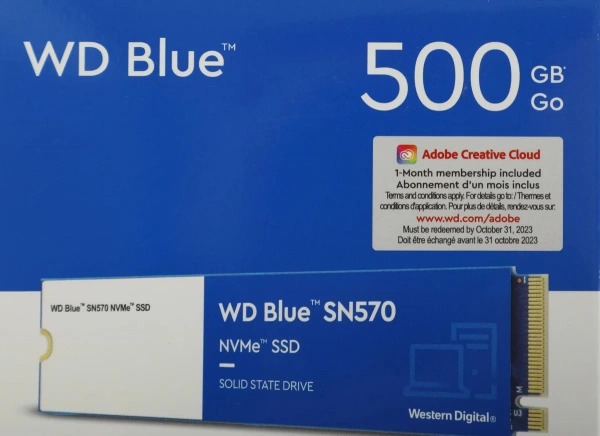 Накопитель SSD 500Gb WD Blue SN570 WDS500G3B0C
