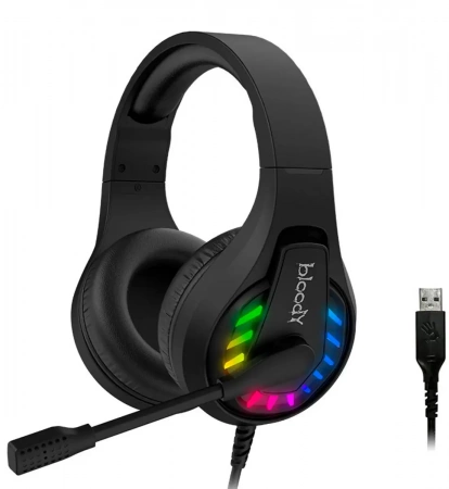 Наушники с микрофоном A4Tech Bloody G230 Black USB