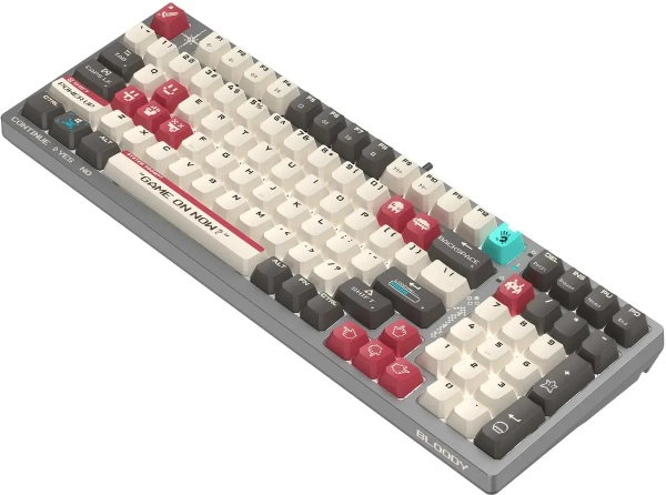 Клавиатура A4Tech Bloody S98 PixelsRed сер/беж USB
