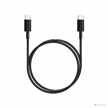 Кабель USB Type-C - Type-C 1m 3A Bion Black