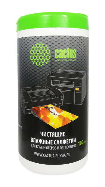 Cactus CS-T1002 салфетки чистящие для экранов