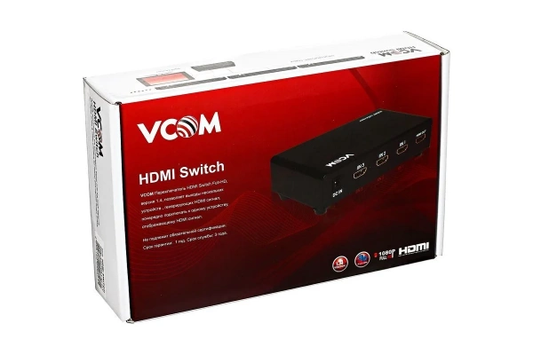 Переключатель HDMI 1.4V 4-1 VCOM DD434