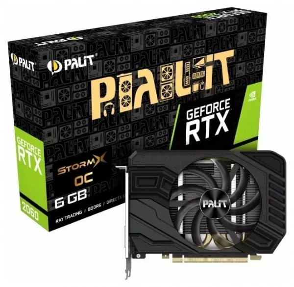 Видеокарта PCIE x16 PALIT GTX 1660Ti-6Gb STORMX