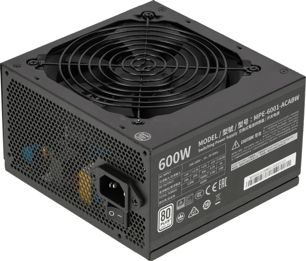 Блок питания 600W Cooler Master MPE-6001