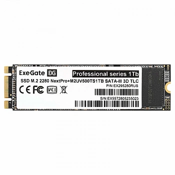 Накопитель SSD 1Tb M.2 ExeGate NextPro+