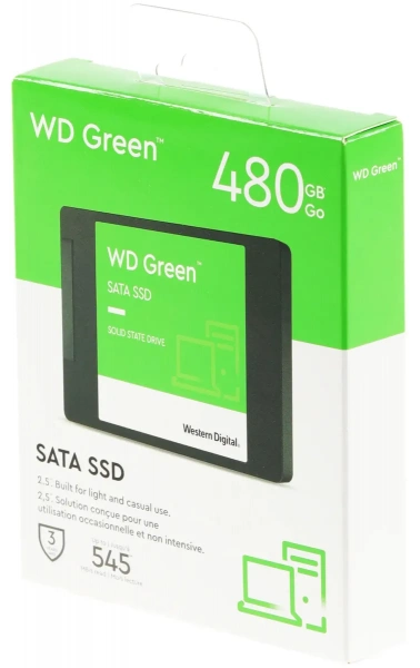 Накопитель SSD 480Gb 2.5" WD WDS480G3G0A