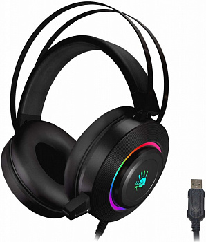 Наушники с микрофоном A4Tech Bloody G521S Gray