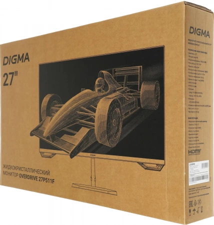 Монитор 27" Digma Progress 27P511F IPS Black