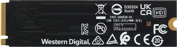 Накопитель SSD 1Tb WD WDS100T3B0E