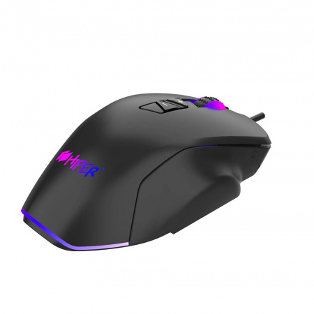 Мышь HIPER Quantum QM-2 Black USB 6200dpi