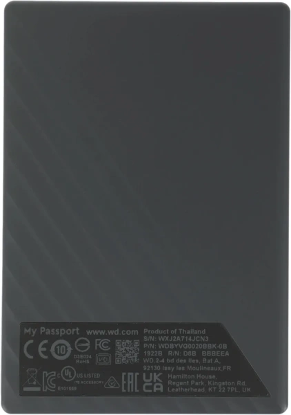 2.0Tb 2.5" WDBYVG0020BBK-WESN My Passport