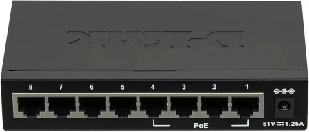 Коммутатор D-Link DES-1008P/C1A