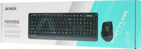 Клавиатура + мышь A4Tech Fstyler FGS1035Q Grey