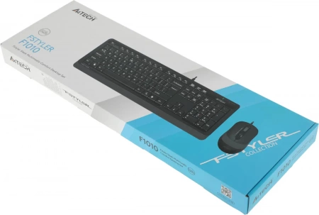 Клавиатура A4Tech Fstyler F1010 черный/серый