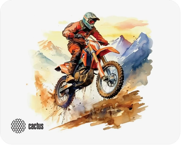 Коврик для мыши Cactus Motobike CS-MP-D12S