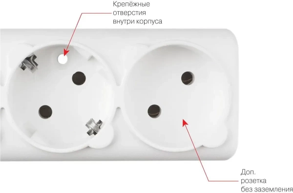 Сетевой фильтр PowerCube B SPG(5+1)-16В 3м 16А