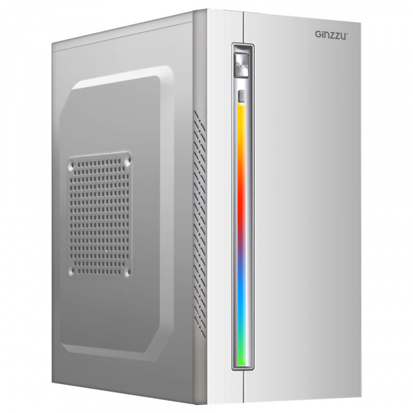 Корпус Ginzzu D380 RGB White Без БП