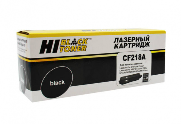 Картридж HP CF218А Hi-Black (с чипом)