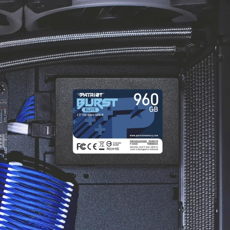 Накопитель SSD 960Gb Patriot Burst PBE960GS25SSDR