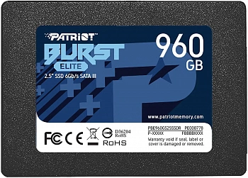Накопитель SSD 960Gb Patriot Burst PBE960GS25SSDR